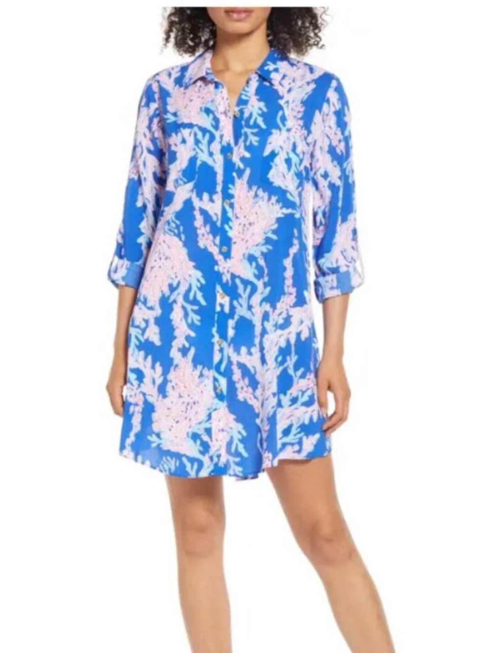 Lilly Pulitzer Natalie button down cover up